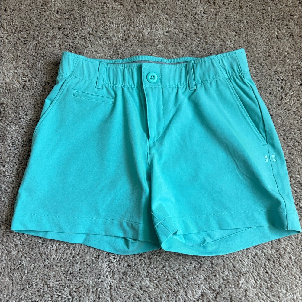 Under Armour Women's Turquoise Athletic Shorts